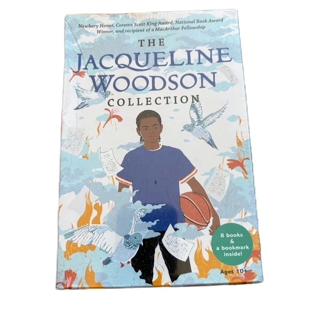 The Jacqueline Woodson Book Collection NEW Melanin Sun Hush Locomotion